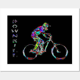 mtb downhill Posters and Art